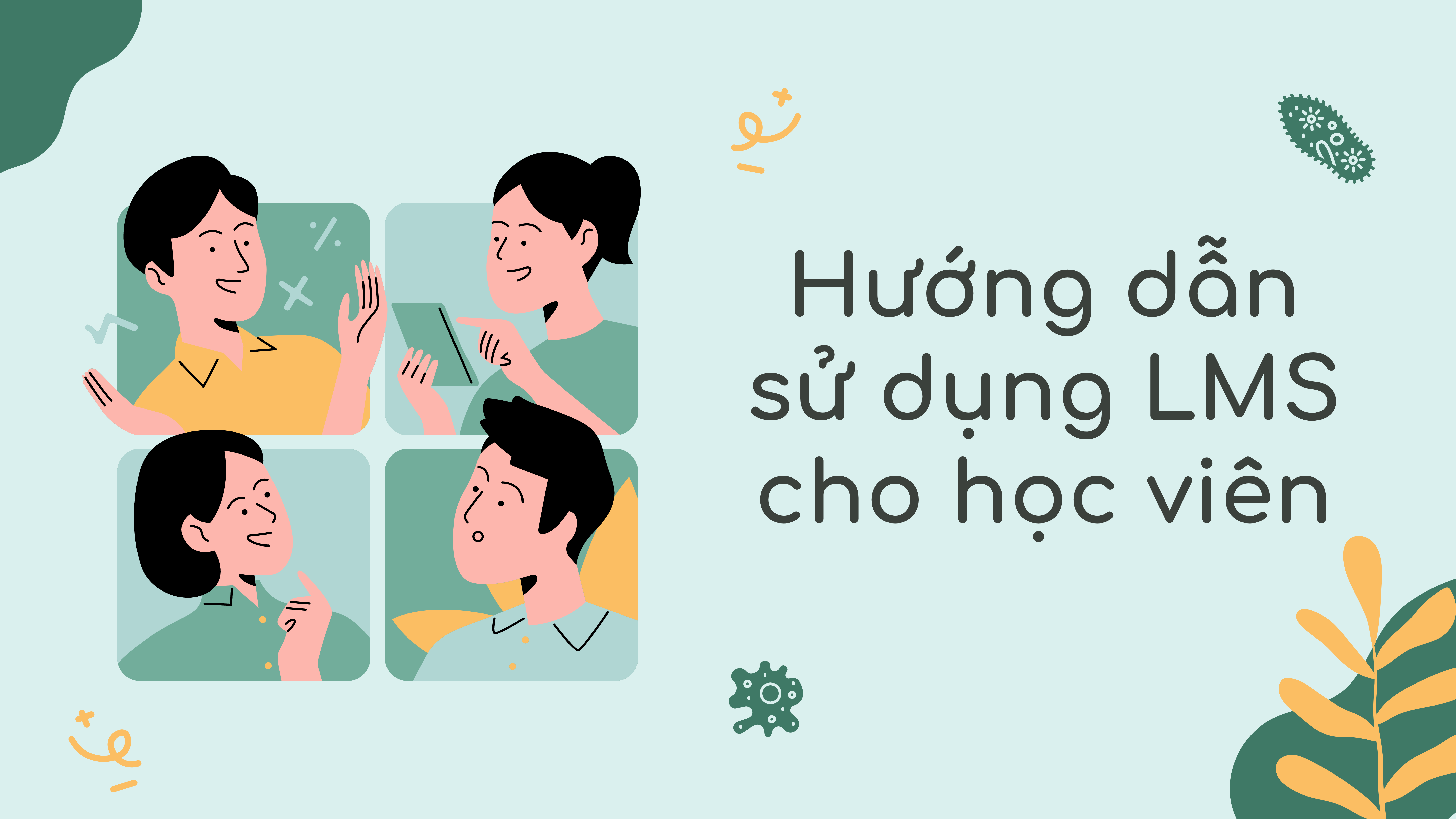 HD  sử dụng LMS cho học viên