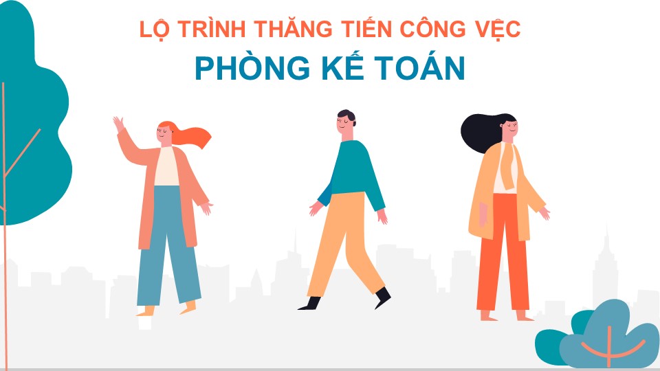 Lộ trình thăng tiến phòng kế toán